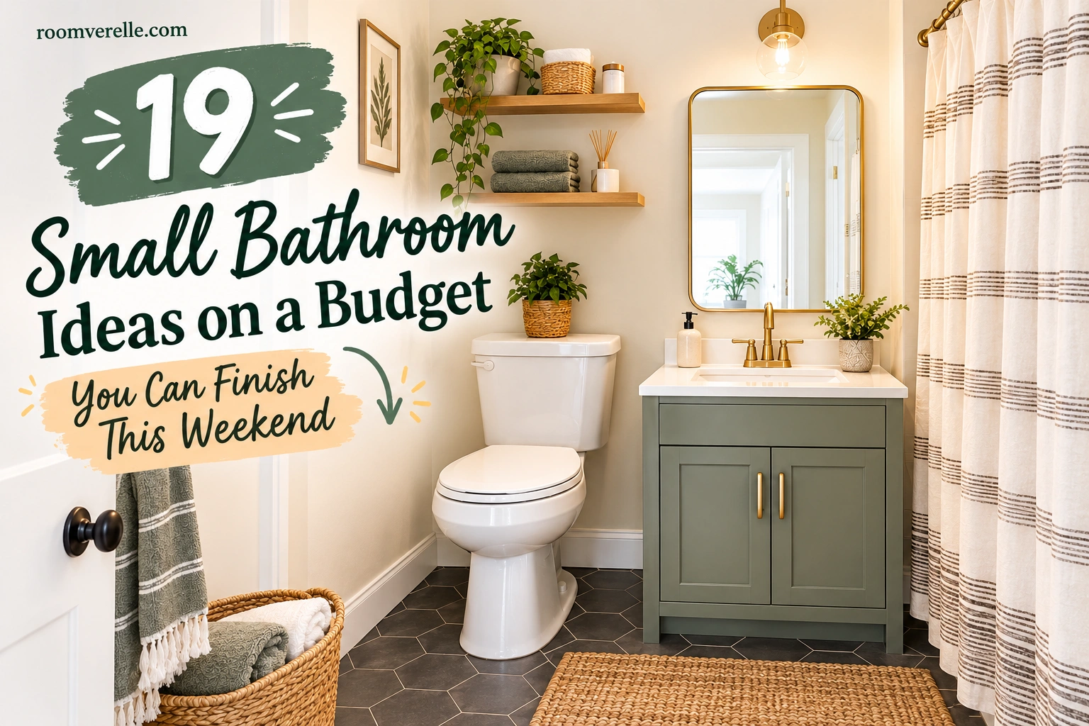 19 Small Bathroom Ideas on a Budget You Can Finish This Weekend