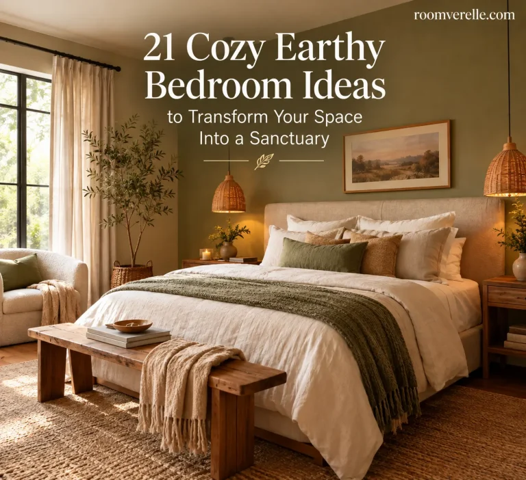 21 Cozy Earthy Bedroom Ideas to Transform Your Space Into a Sanctuary