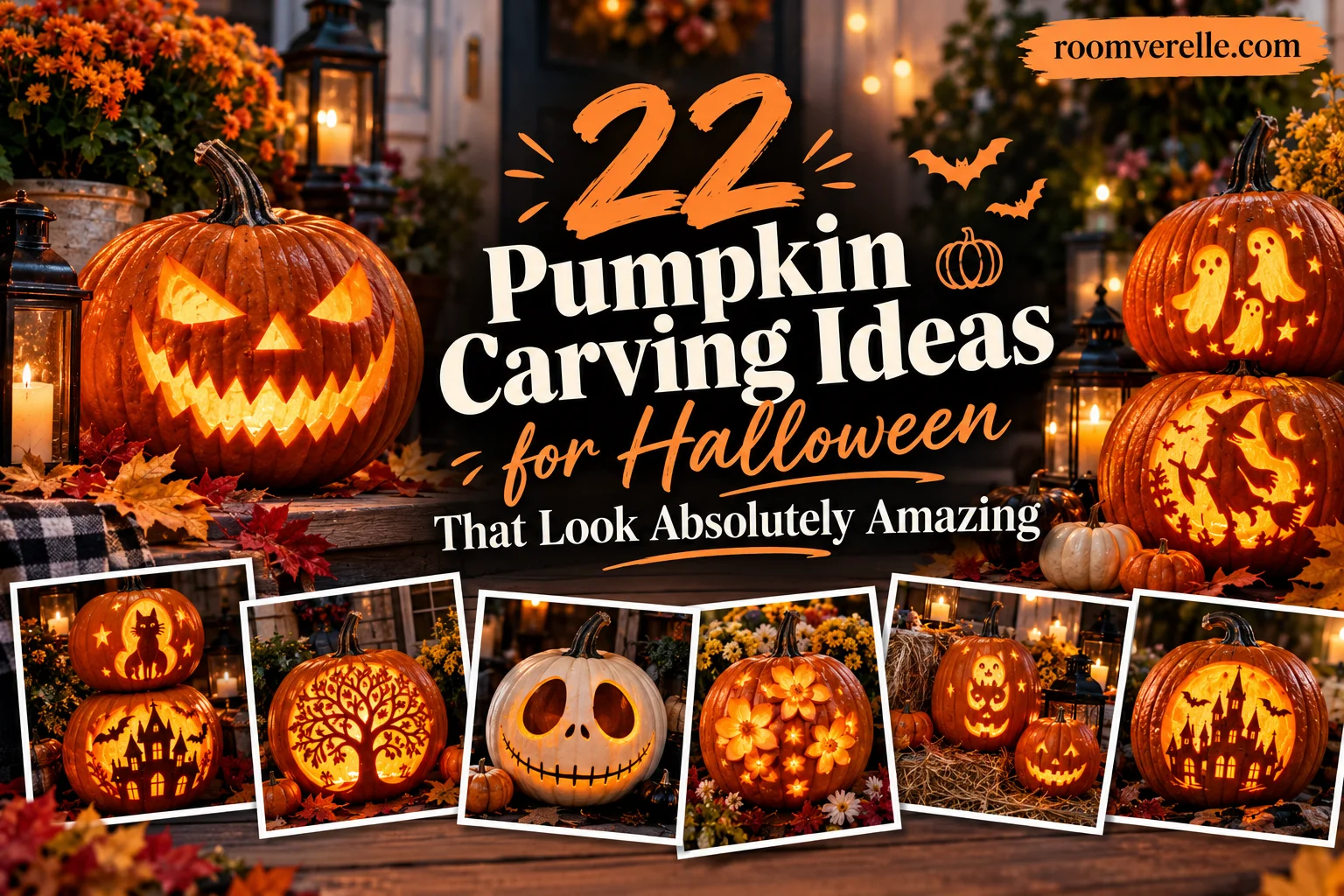 22 Pumpkin Carving Ideas for Halloween That Look Absolutely Amazing