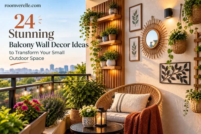 24 Stunning Balcony Wall Decor Ideas to Transform Your Small Outdoor Space