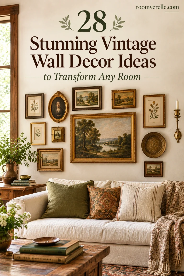 28 Stunning Vintage Wall Decor Ideas to Transform Any Room