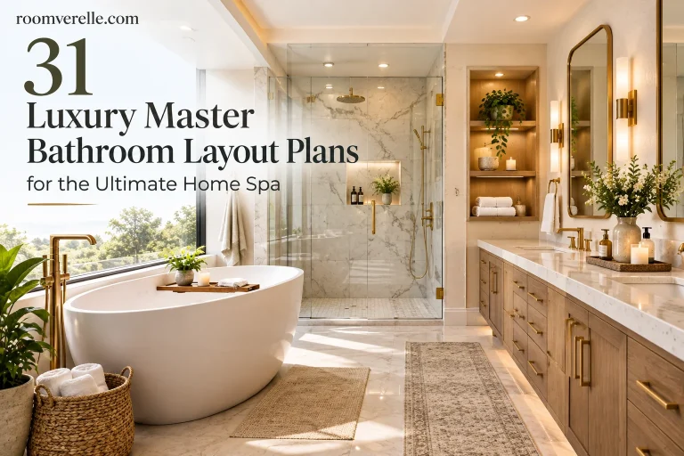 31 Luxury Master Bathroom Layout Plans for the Ultimate Home Spa